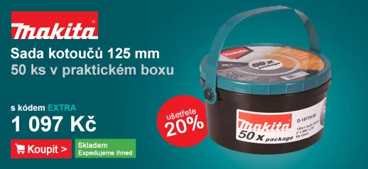 Kotouč řezný nerez 125x1,2x22,23mm, 50ks Makita D-18770-50