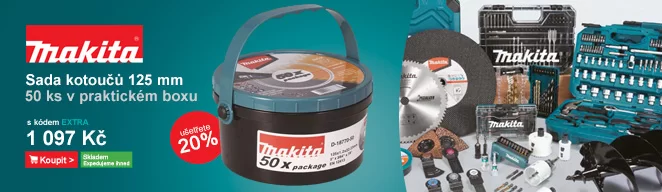 Kotouč řezný nerez 125x1,2x22,23mm, 50ks Makita D-18770-50