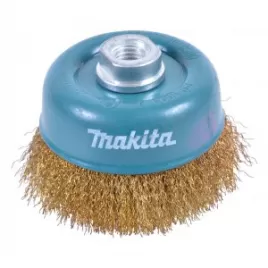 Miskovitý kartáč z mosazného drátu,vlnitý drát 0,3mm,90mm Makita D-39780