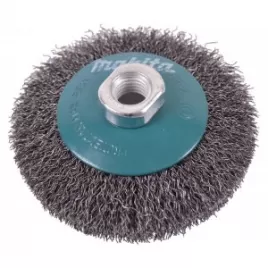 Miskovitý kartáč z ocelového drátu,vlnitý drát 0,3mm,100mm Makita D-39827
