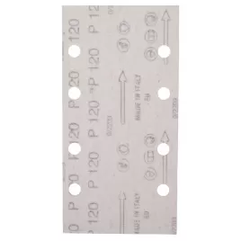 Papír brusný suchý zip 93x185mm 8 děr K120, 10ks Makita E-19663