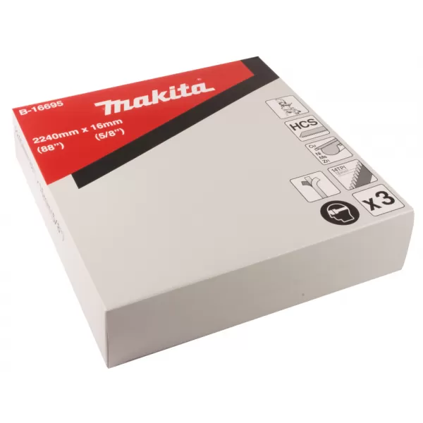 Pilový pás 2240x16x0,5mm, neželezné kovy,3ks Makita B-16695