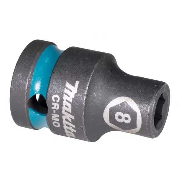 Klíč nástrčný 1/2", čtyřhran, IMPACT BLACK, 8mm Makita E-16047