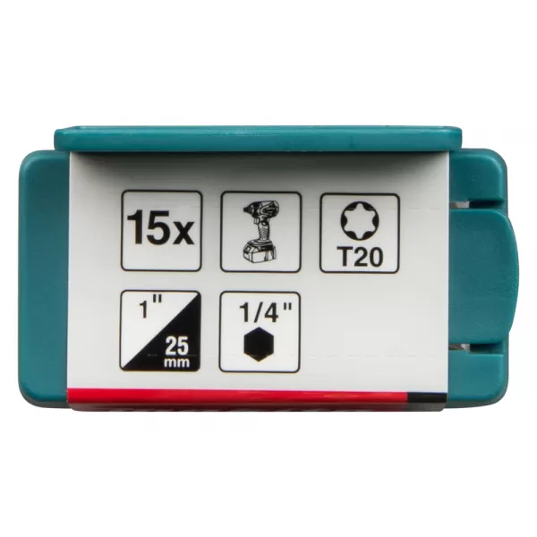 Torzní bit řady Impact Premier (C-form) T20-25mm, 15 ks Makita E-25959