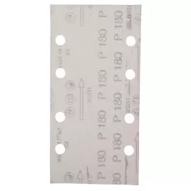 Papír brusný suchý zip 93x185mm 8 děr K180, 10ks Makita E-19685