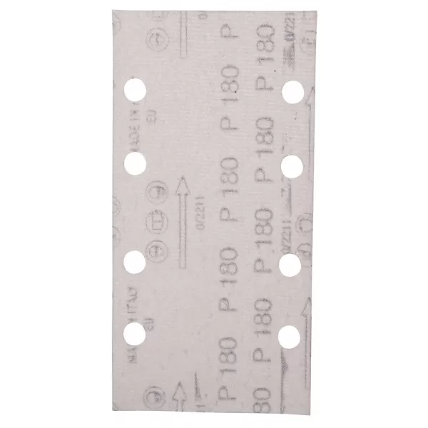 Papír brusný suchý zip 93x185mm 8 děr K180, 10ks Makita E-19685