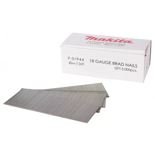 Kolářské hřebíky 18GA 45mm 5000ks Makita F-31944