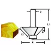 Fazetová/hranová fréza s ložiskem stopka 6 mm,25,4x11x51 mm Makita D-48658