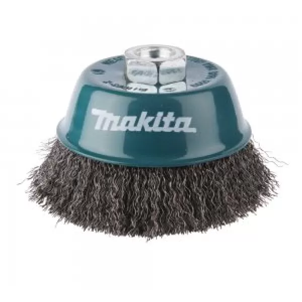 Miskovitý kartáč z ocelového drátu,vlnitý drát 0,3mm,100mm Makita D-29284