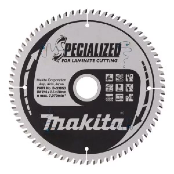 Kotouč pilový lamino SPECIALIZED 216x2.5x30mm 72Z Makita B-33853