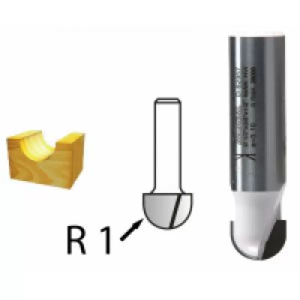Žlábkovací fréza stopka 12 mm, 25,4x16x57 mm  Makita D-48044