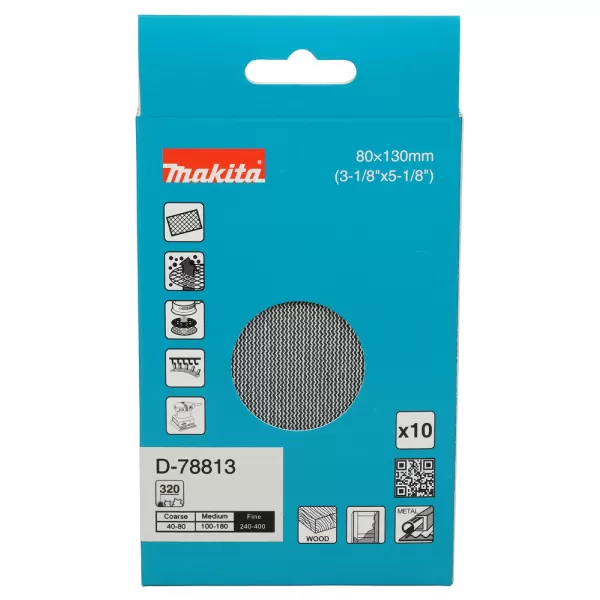 Brusný papír 80x130mm A320 Makita D-78813