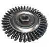 Kotoučový kartáč z ocelového drátu,splétaný drát 0,5mm,100mm