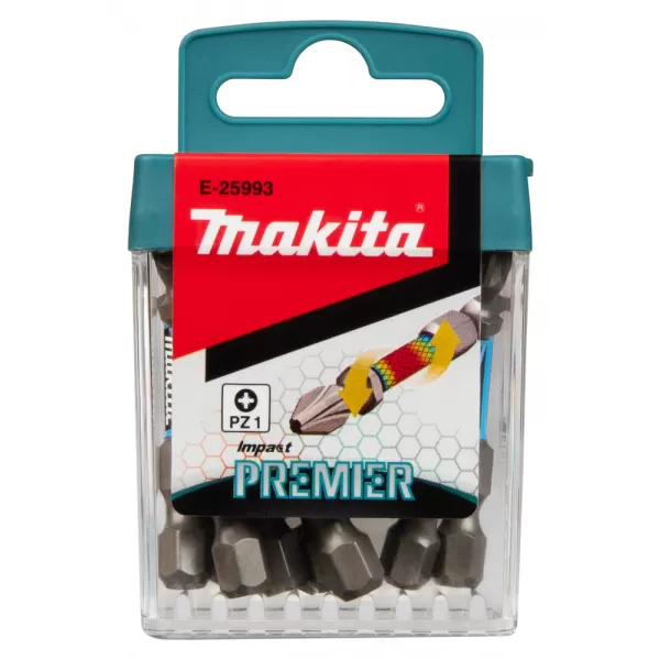 Makita Torzní bit řady Impact Premier (E-form) PZ1-50mm, 10 ks Makita E-25993