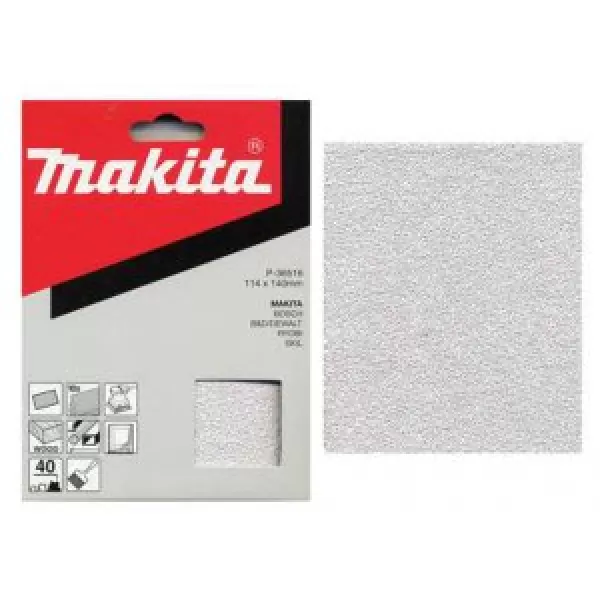 Papír brusný 114x140mm K60, 10ks Makita P-36522