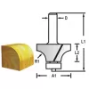 Zaoblovací fréza s ložiskem stopka 8 mm,31,8x16,7x60 mm R 9,5mm Makita D-48402