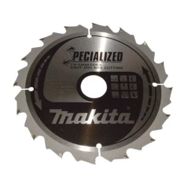 Kotouč pilový dřevo SPECIALIZED se zapuštěnými zuby 185x2x30mm 16Z Makita B-33043