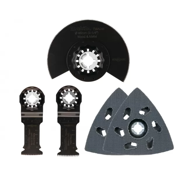 Sada nástrojů pro Multitool Starlock 5 ks v papírové krabičce Makita B-67511