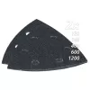 Papír brusný suchý zip 94x94x94mm sada 120, 240, 400, 600, 1200, 10ks Makita B-21733