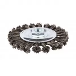 Kotoučový kartáč z ocelového drátu,splétaný drát 0,5mm,125mm Makita D-29577