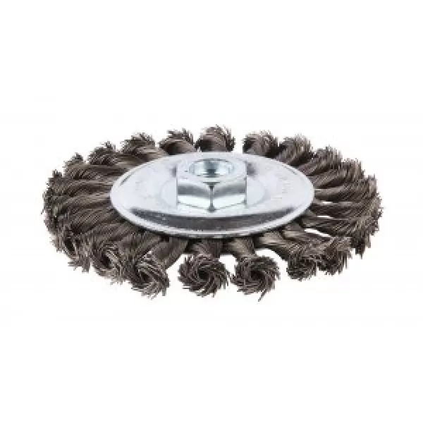 Kotoučový kartáč z ocelového drátu,splétaný drát 0,5mm,125mm Makita D-29577