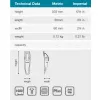 Brašna na aku vrtačku 85x60x320mm Makita E-15160