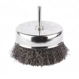 Miskovitý kartáč z ocelového drátu,válcová stopka,80x6mm Makita D-39942