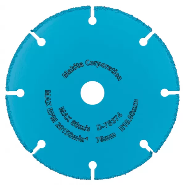 Kotouč řezný univerzál 76x1.7x10mm pro DMC300 Makita D-78374