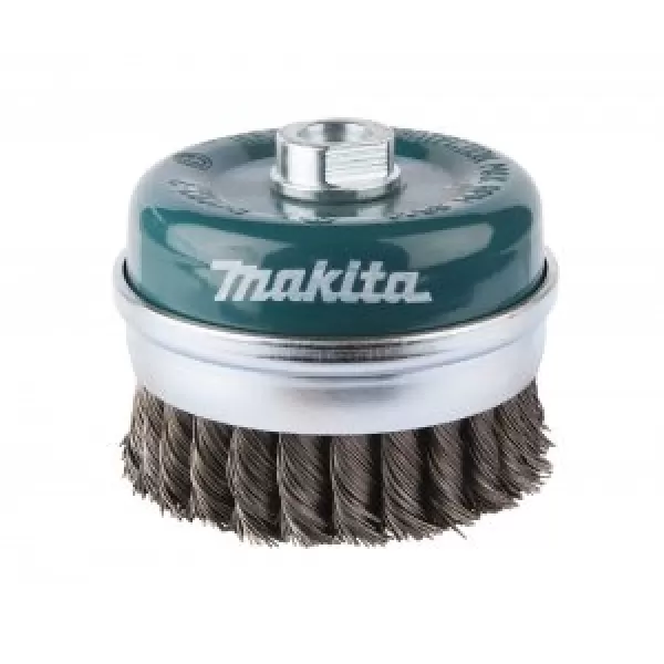 Miskovitý kartáč z ocelového drátu,vlnitý drát 0,5mm,100mm Makita D-29290