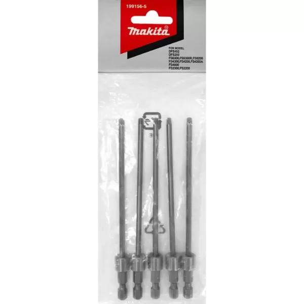 Sada bitů SQ, 130 mm, 5 ks Makita 199156-5