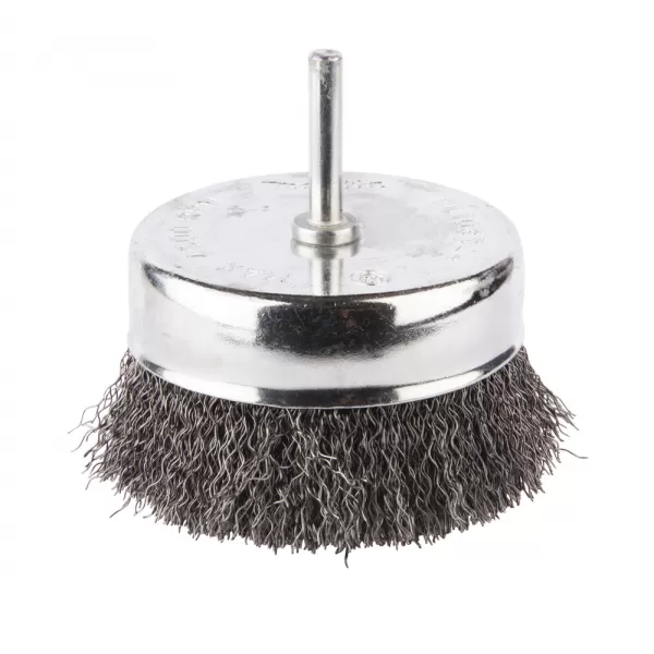 Miskovitý kartáč z ocelového drátu,válcová stopka,80x6mm Makita D-39942