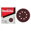 Papír brusný suchý zip 125mm 8 děr K180, 10ks Makita P-43583