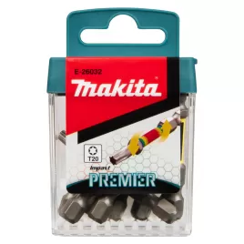 Makita Torzní bit řady Impact Premier (E-form) T20-50mm, 10 ks Makita E-26032