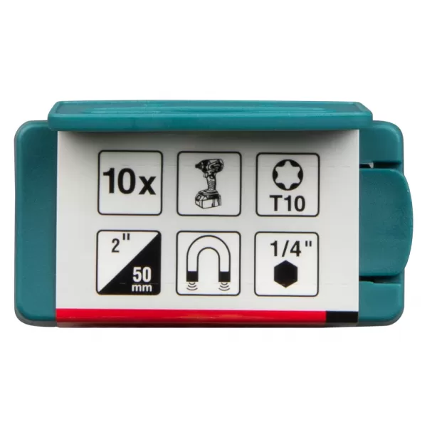 Makita Torzní bit řady Impact Premier (E-form) T10-50mm, 10 ks