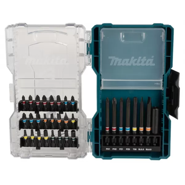 Sada bitů 1/4" 32 ks v plastové krabičce Makita E-07076
