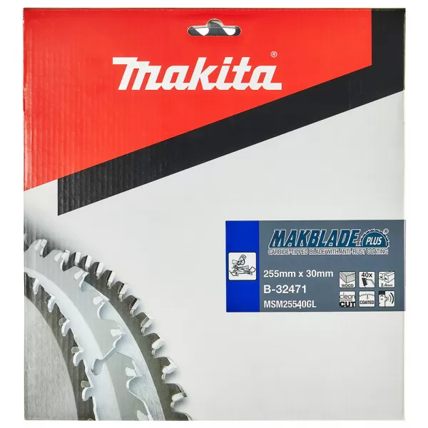 Kotouč pilový dřevo MAKBLADEplus 255x2.4x30mm 40Z Makita B-32471
