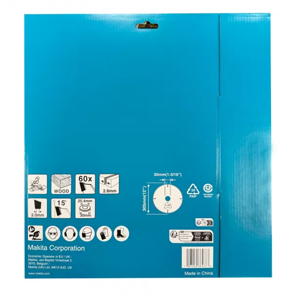 Kotouč pilový dřevo 305x2.8x30mm 60Z Makita D-81854