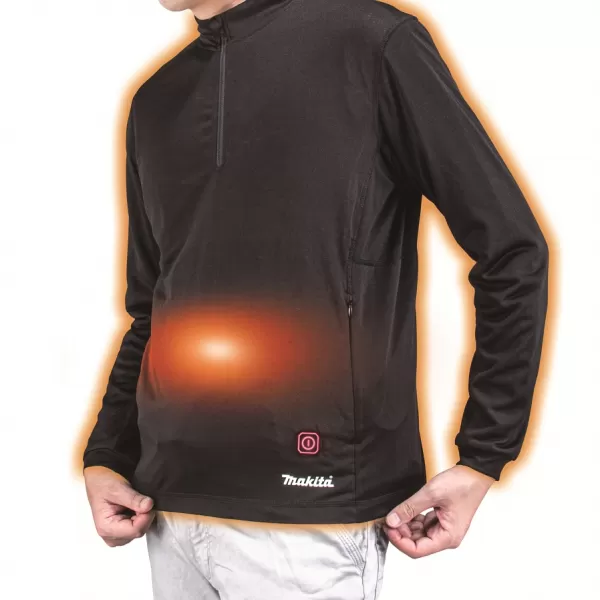 Mikina s vyhříváním L Li-ion LXT 14,4V/18V bez aku Makita DCX200CL