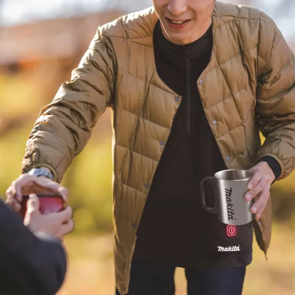 Mikina s vyhříváním na zip XL Li-ion LXT 14,4V/18V bez aku Makita DCX201CXL