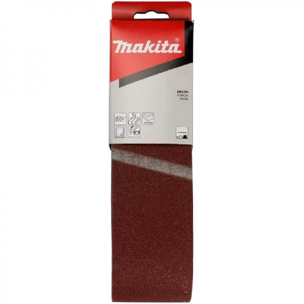 Brusný pás 76x533mm K100 5ks Makita P-37203
