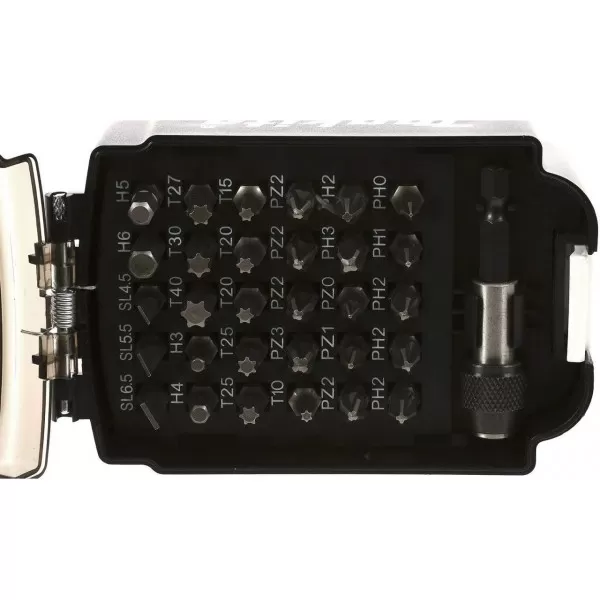 Sada bitů 31 ks ve tvaru akumulátoru Makita E-00022